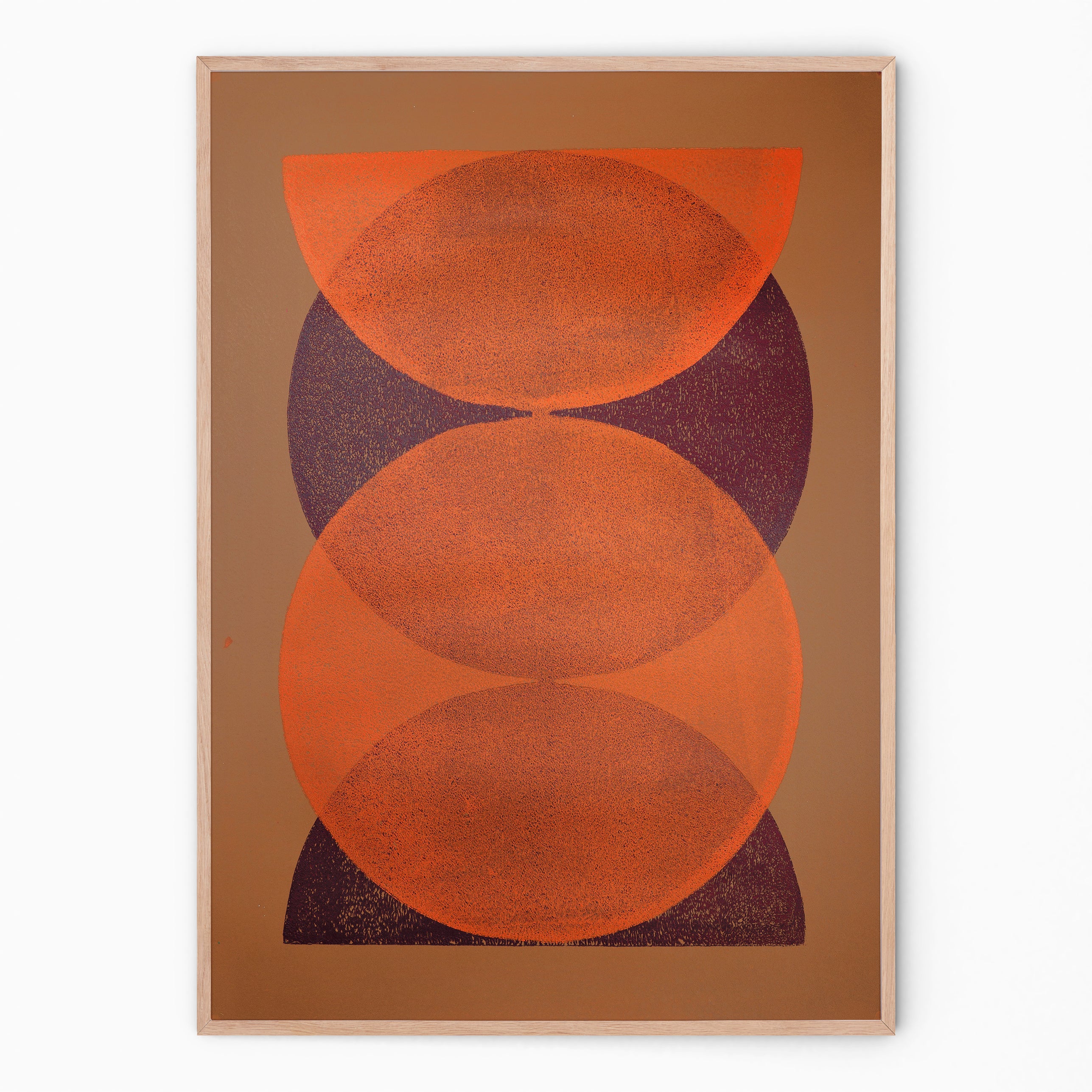 Orange & Aubergine "Solar Eclipse"