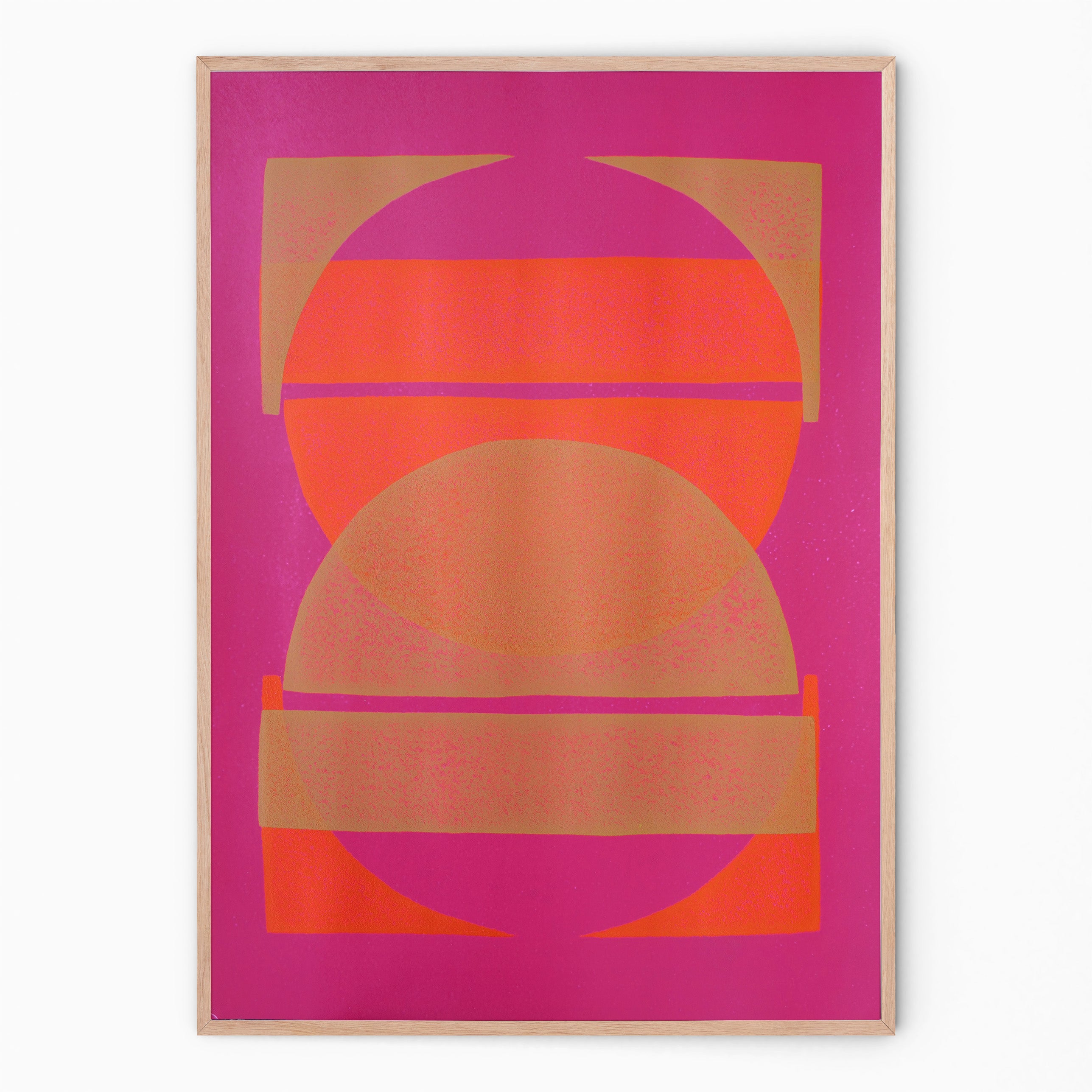 Pink & ochre "Masala Sunset"
