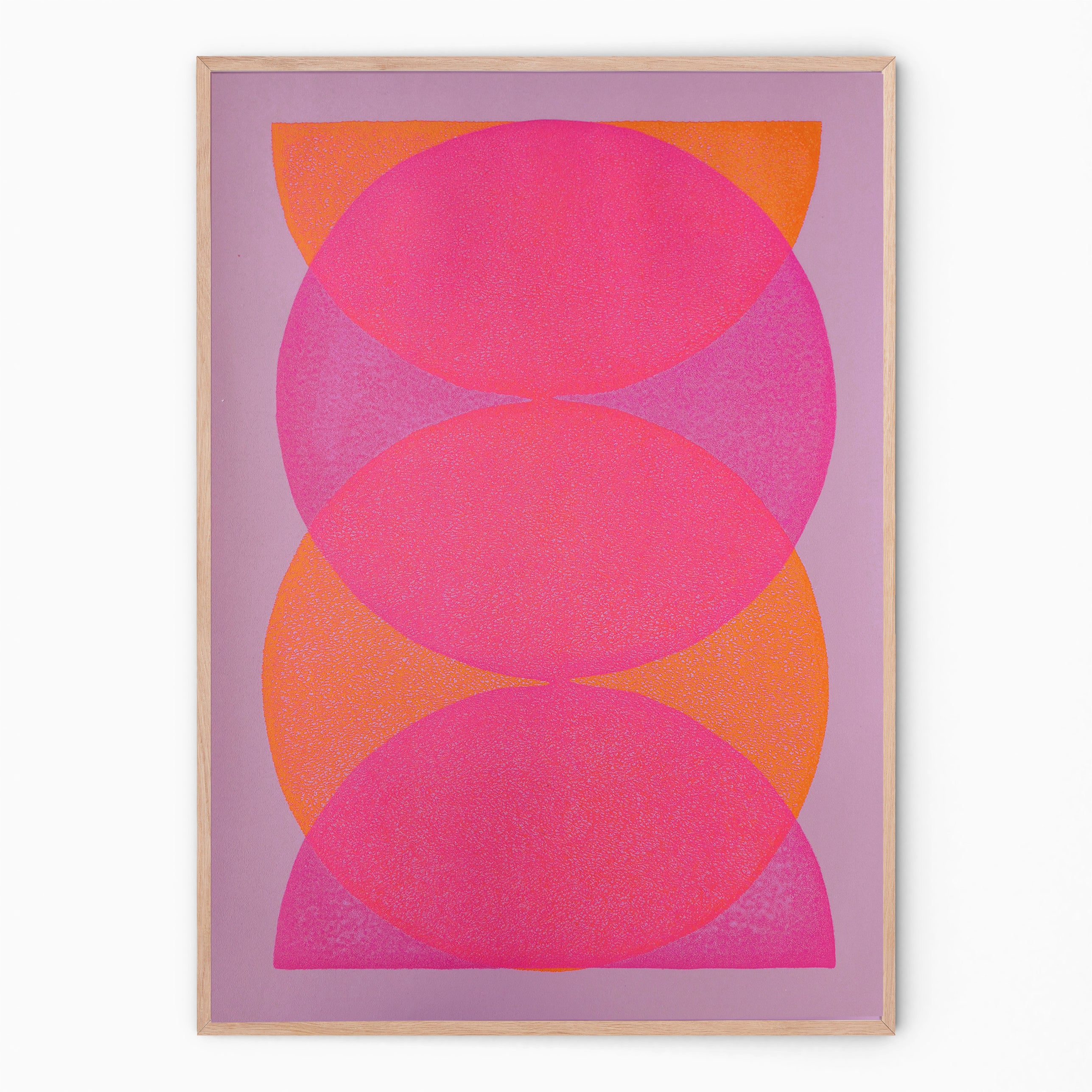 Pink & lilac "Solar Eclipse"