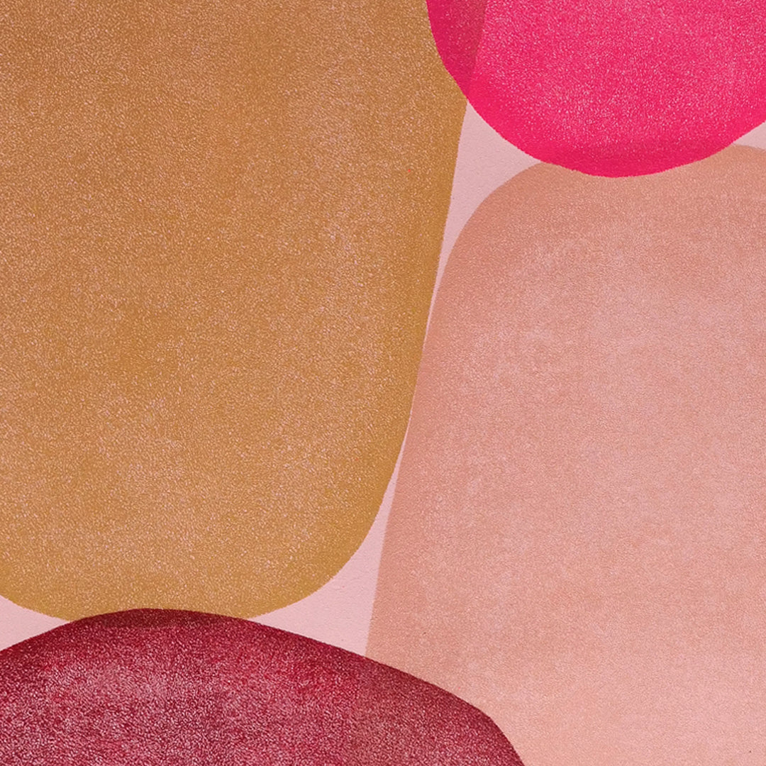 Pink & ochre "Mithai"