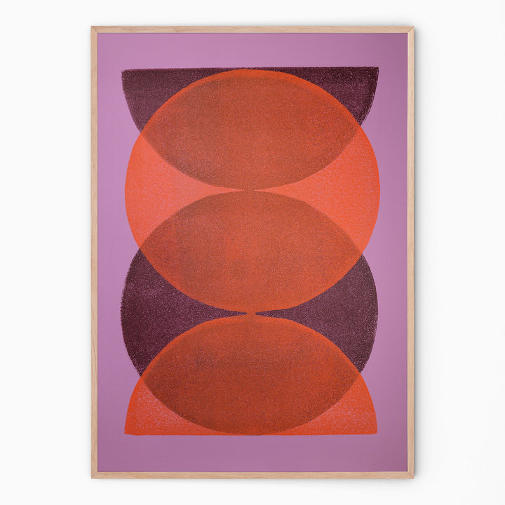 Lilac & orange - Solar Eclipse