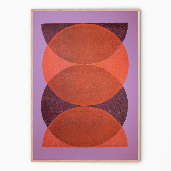 Lilac & Orange - Solar Eclipse