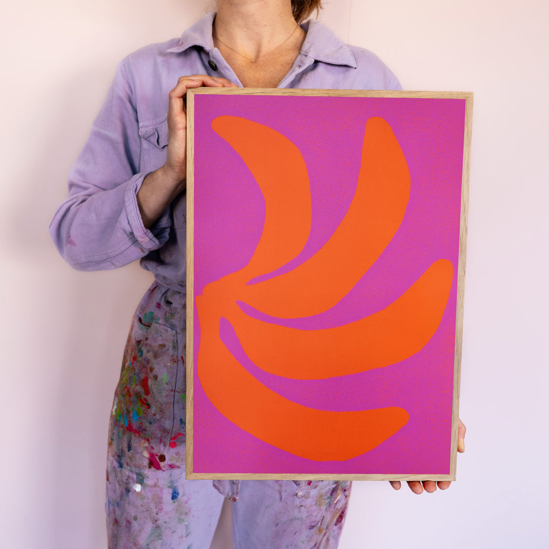 Pink & orange - Let's go Bananas