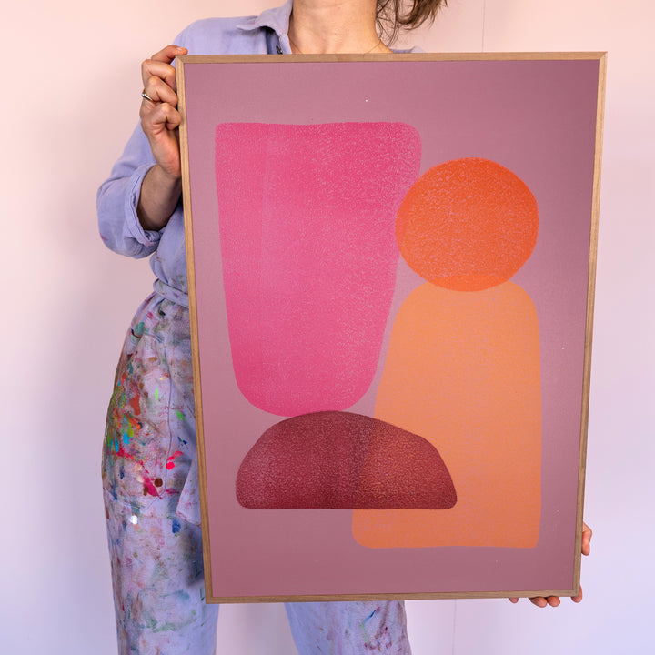 Soft pink & orange - Mithai
