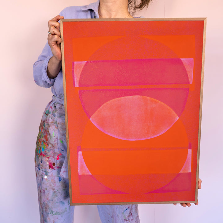 Fuchsia & orange - Masala Sunset