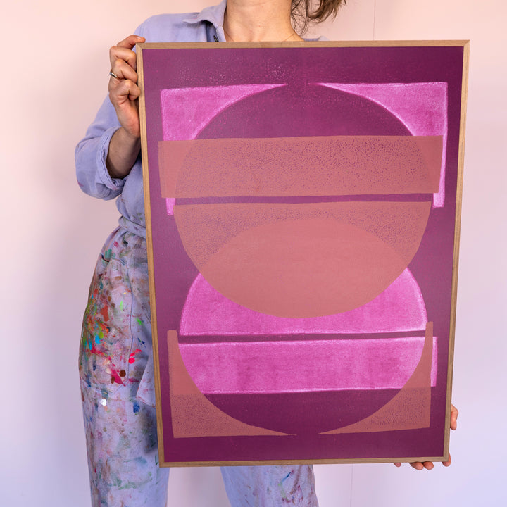 Aubergine & nude - Masala Sunset