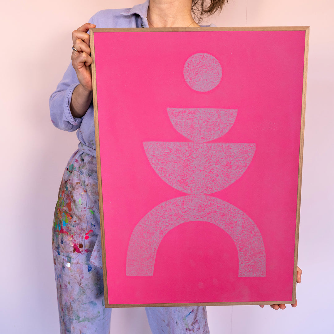 Bright pink & chalk - Kinship