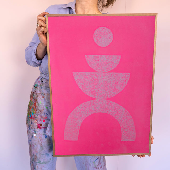 Bright pink & chalk - Kinship