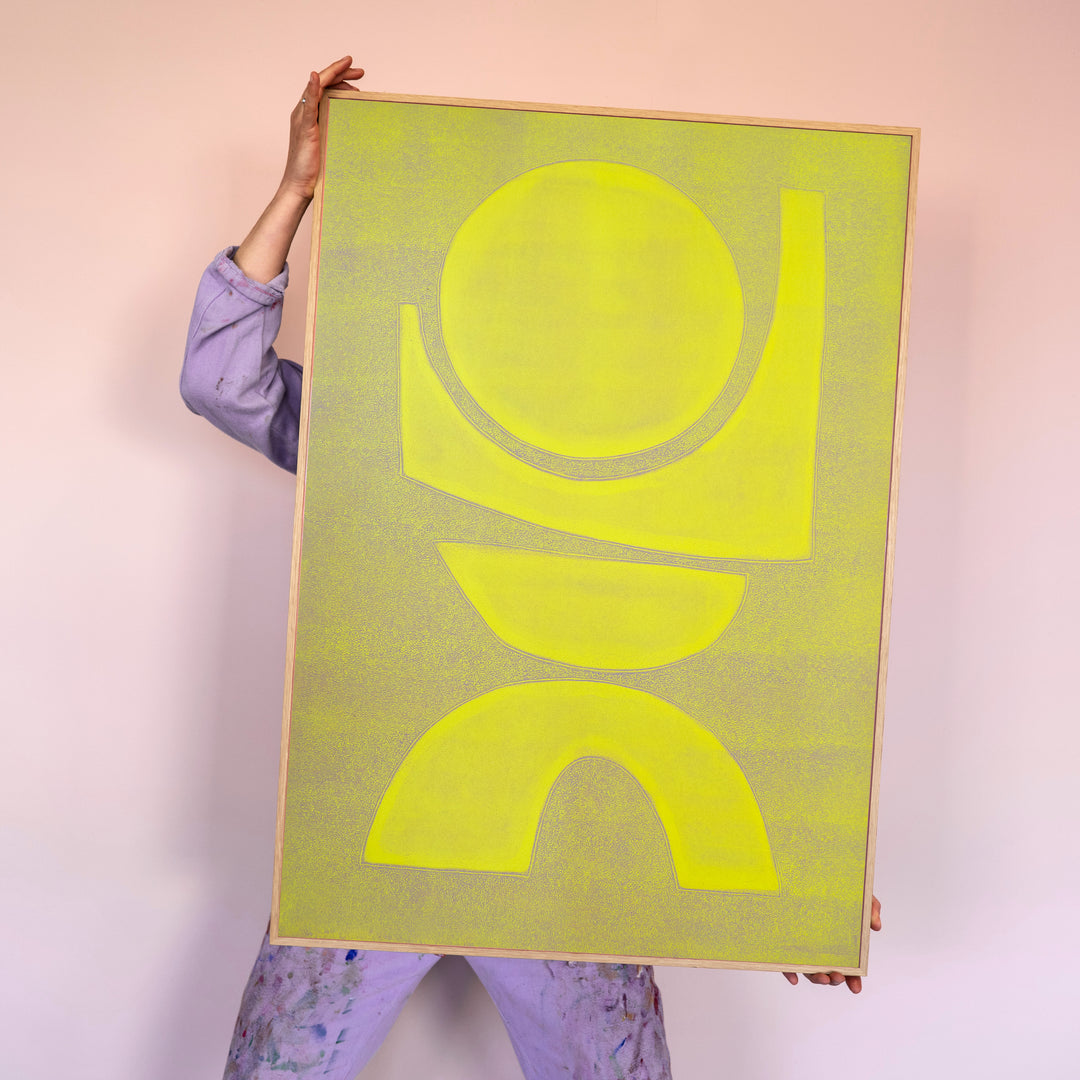 Electric yellow & beige - Earth