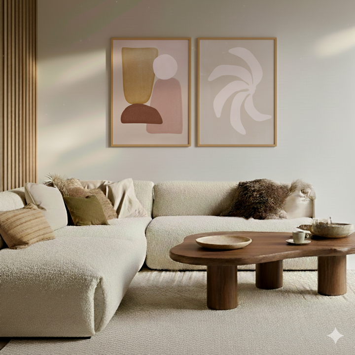 Warm grey & ochre - Mithai & Let's go bananas duo