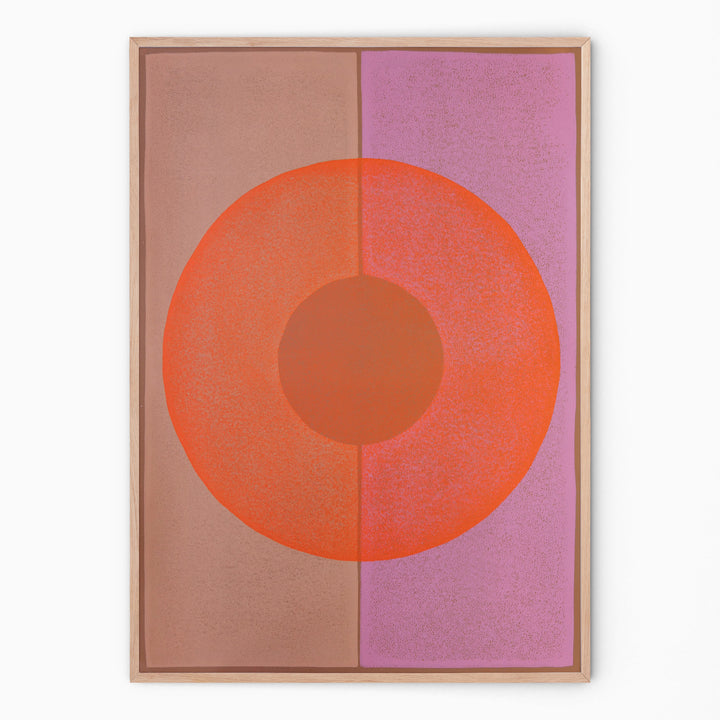 Orange & Powder pink - Night Flows into Day