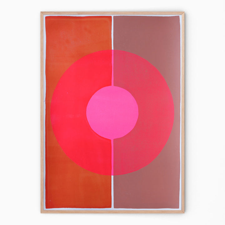 Bright pink & mauve - Night Flows into Day