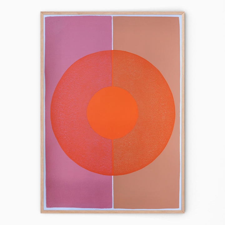 Orange & Pink - Night Flows into Day