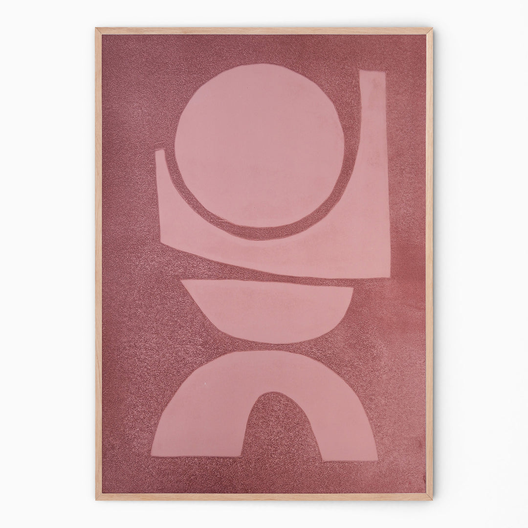Soft pink & deep terra - Earth