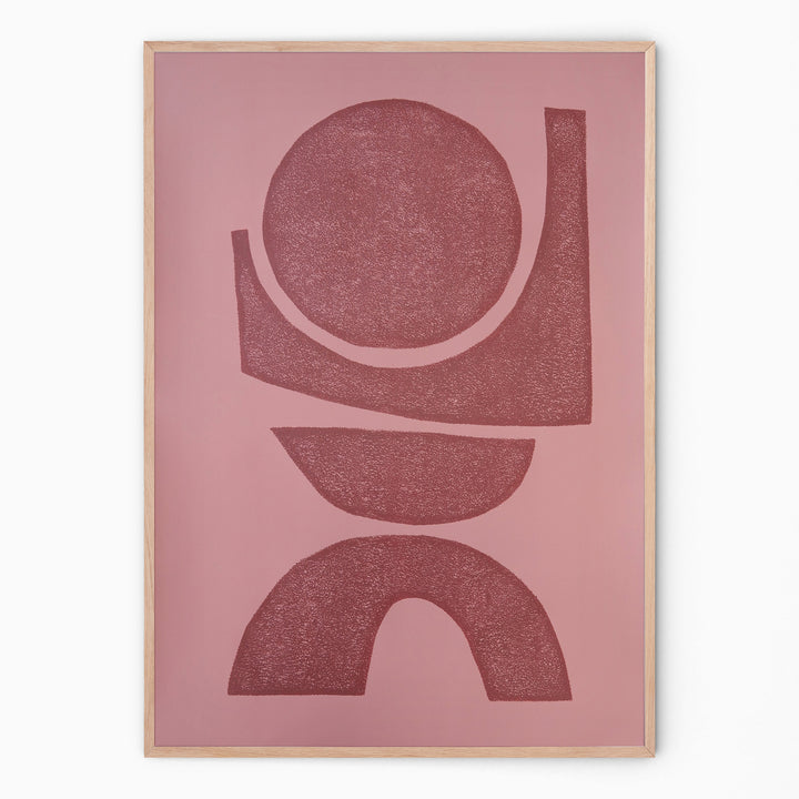 Soft pink & deep terra - Earth