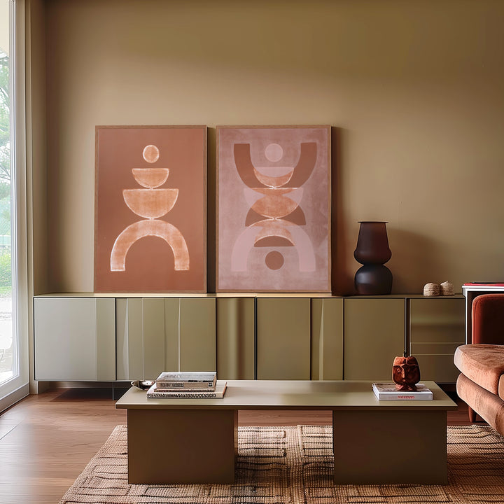 Deep terracotta - Kinship duo (set 3)