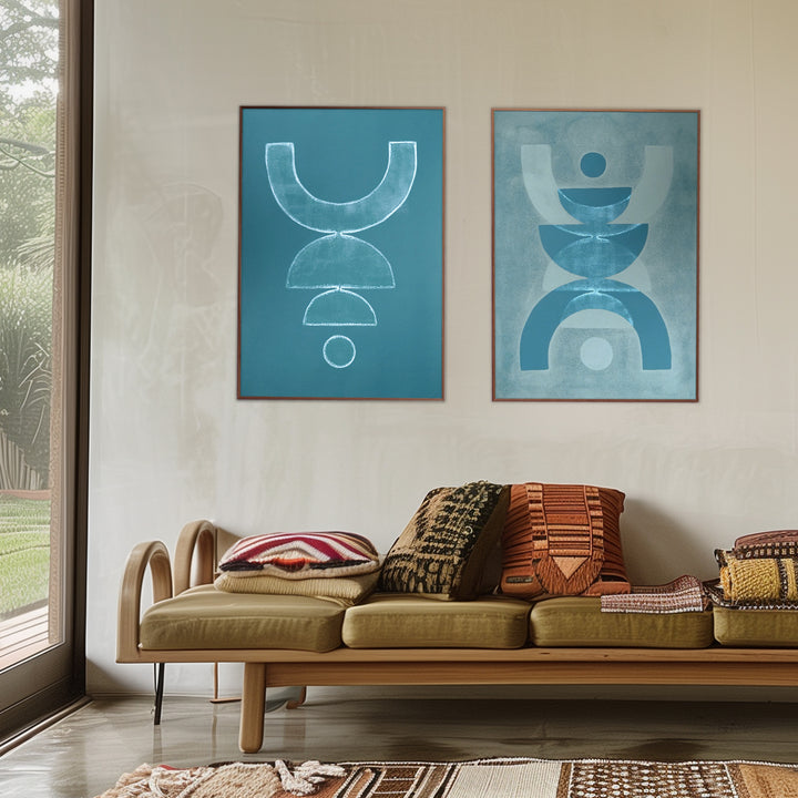 Grey Blue - Kinship duo (set5)