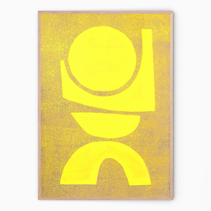 Electric yellow & beige - Earth