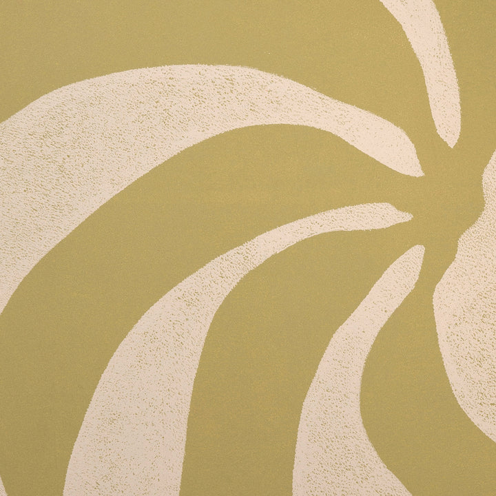 Handmade wall art with soft pistache and beige bananas I Handmade poster Enkel Art Studio