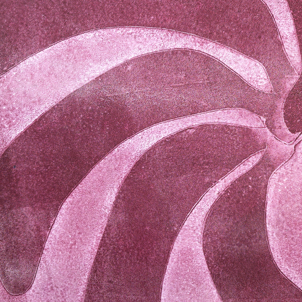 Handmade wall art with wine and red bananas I Handmade poster Enkel Art Studio
