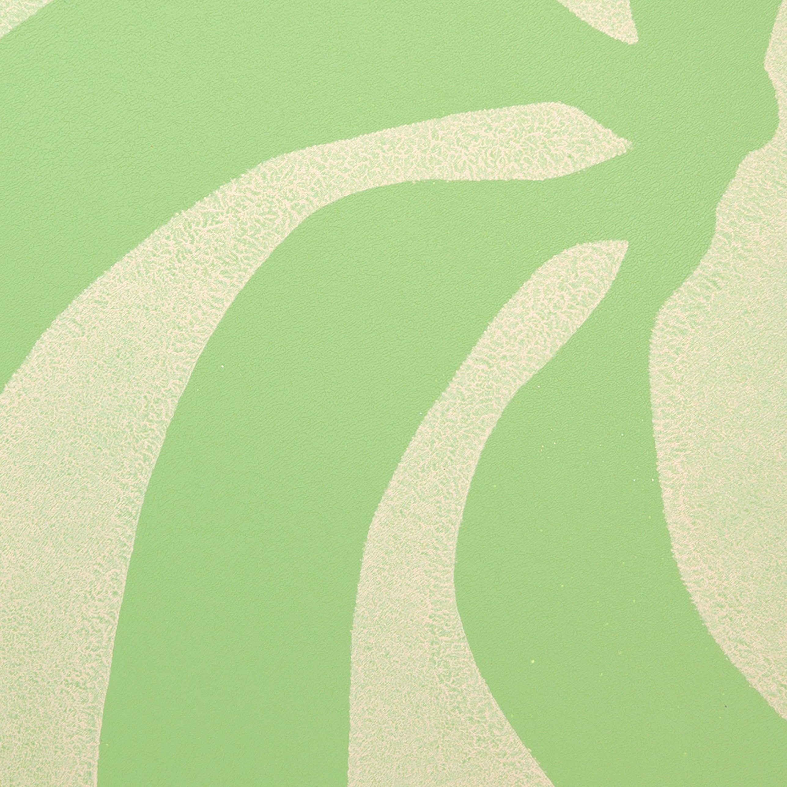 Large art print of a bunch of soft green fruits I Handmade poster Enkel Art Studio