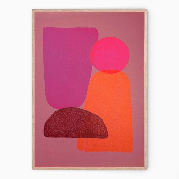 Bright pink & orange - Mithai
