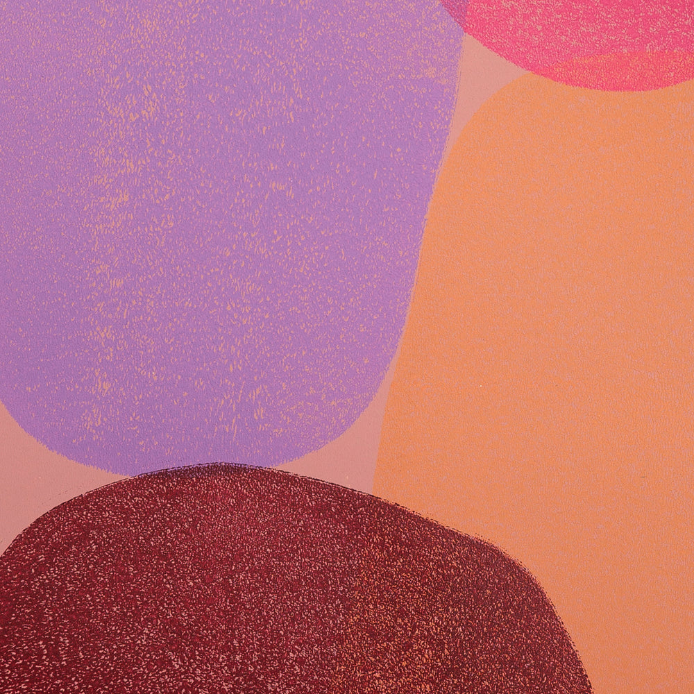 Indian colorful art in circular shapes I Handmade poster Enkel Art Studio