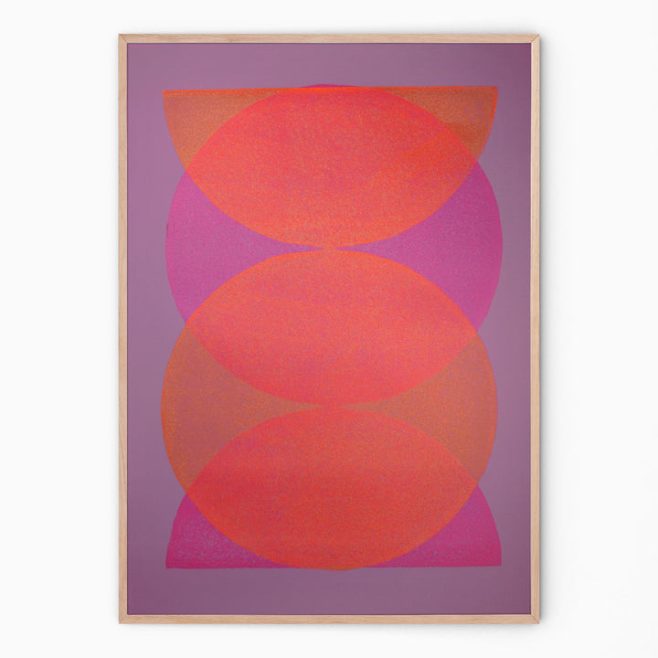 Purple & bright pink - Solar Eclipse