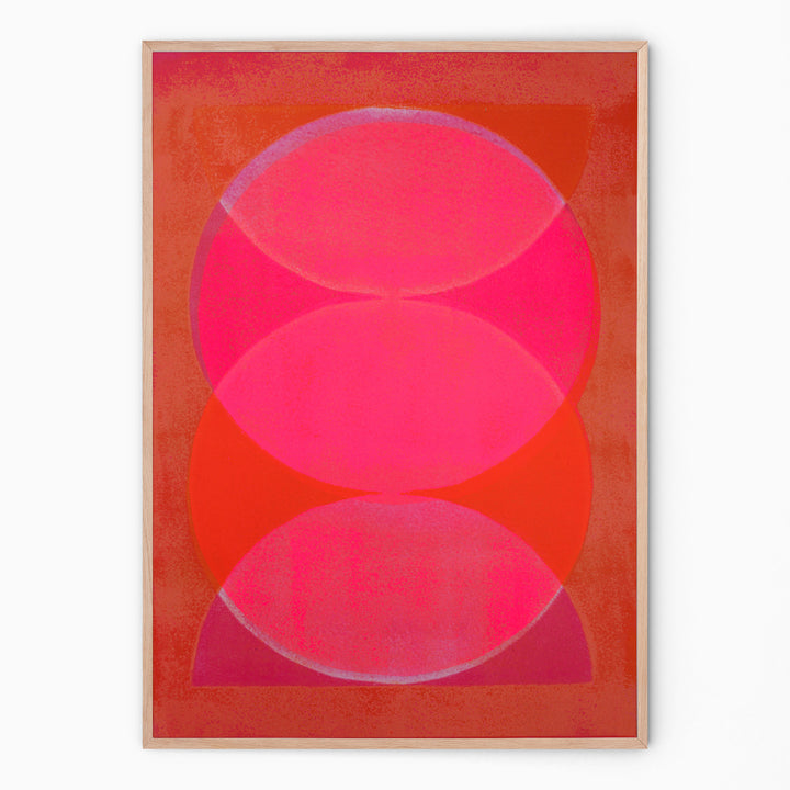 Fluor pink & orange - Solar Eclipse