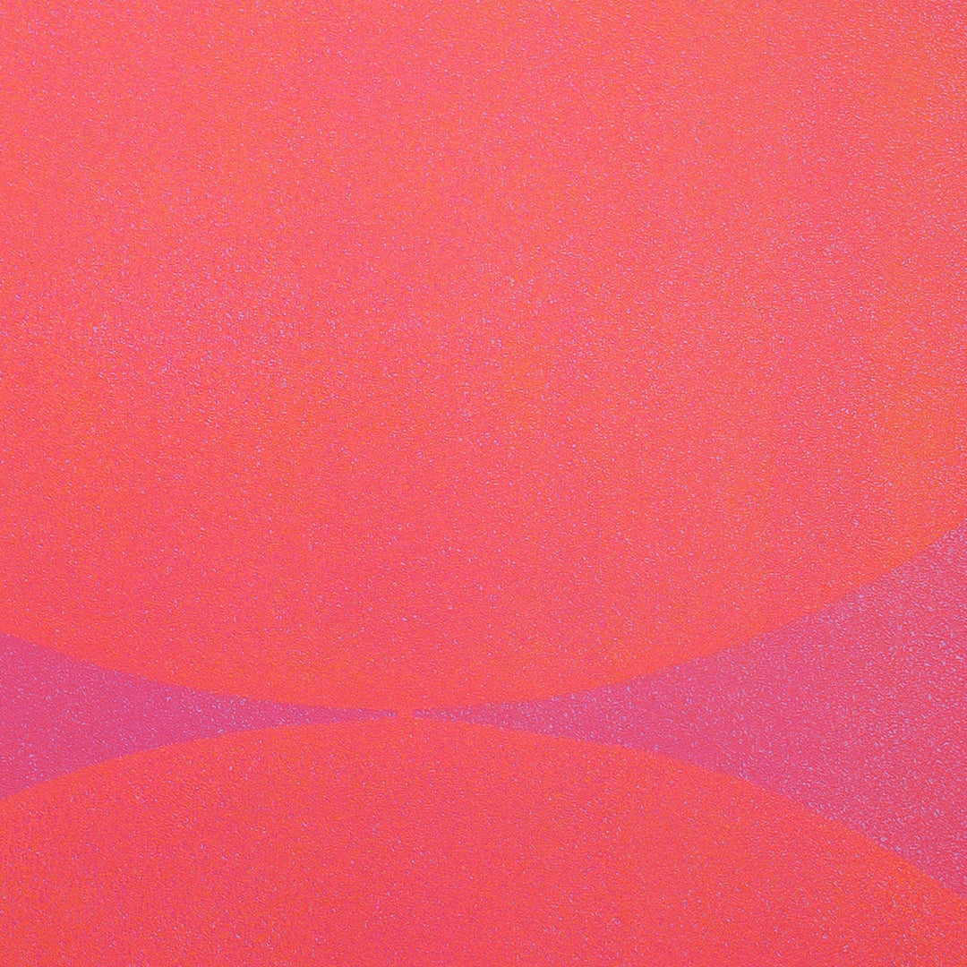 Large wall art in pink and lilac circular forms I Handmade poster Enkel Art Studio