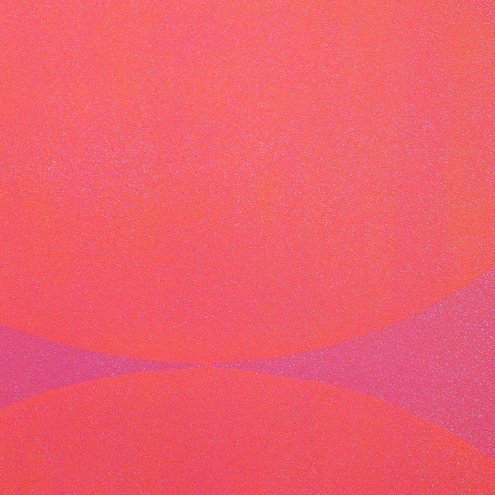 Large wall art in pink and lilac circular forms I Handmade poster Enkel Art Studio