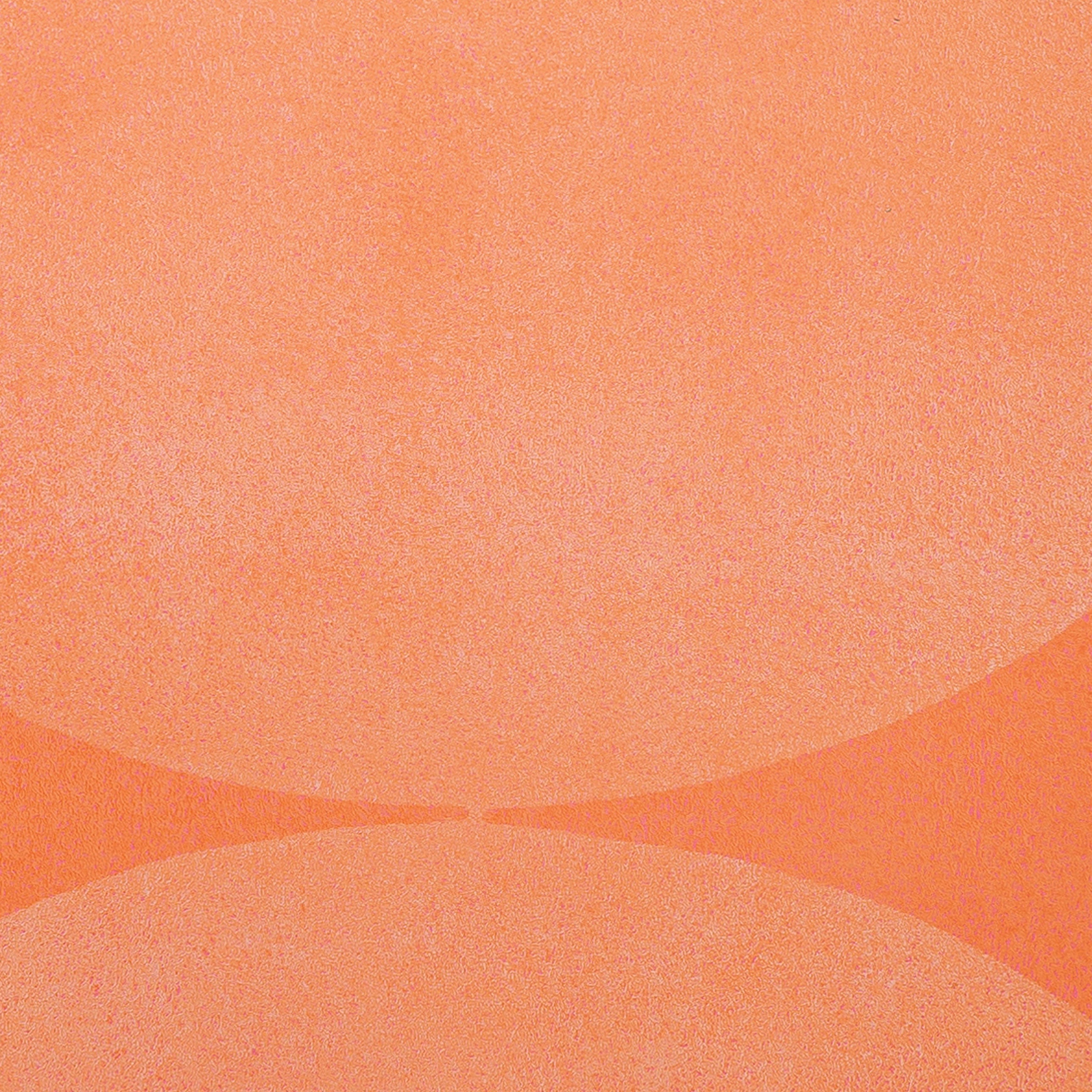 Large wall art in orange and pink circular forms I Handmade poster Enkel Art Studio