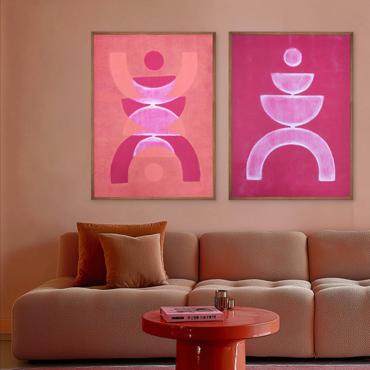 Fuchsia & blush - Kinship duo (Set 13)