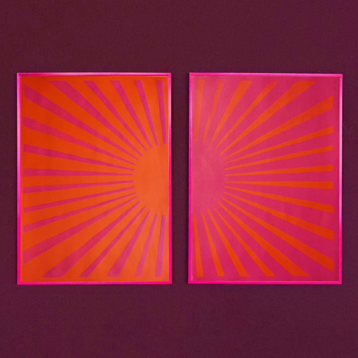 Orange & pink - Sunrise Seekers duo