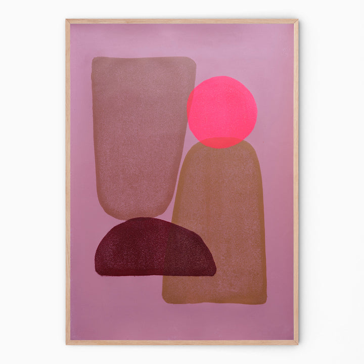 Soft terra & bright pink - Mithai