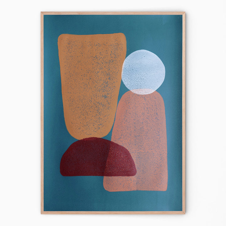 Teal & soft terra - Mithai