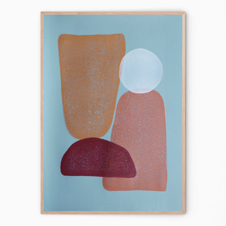 Sky blue & soft terra - Mithai