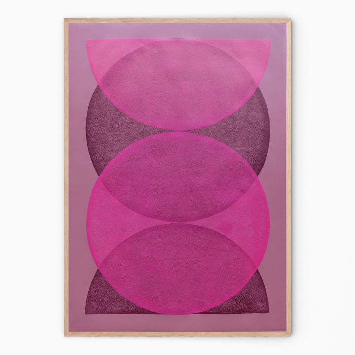 Pink & aubergine - Solar Eclipse