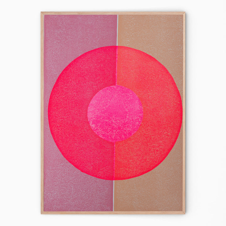 Bright pink & blush - Night Flows into Day