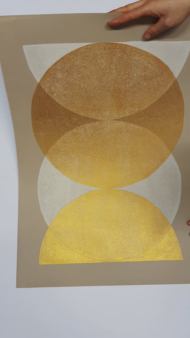 Gold & warm grey - Solar Eclipse
