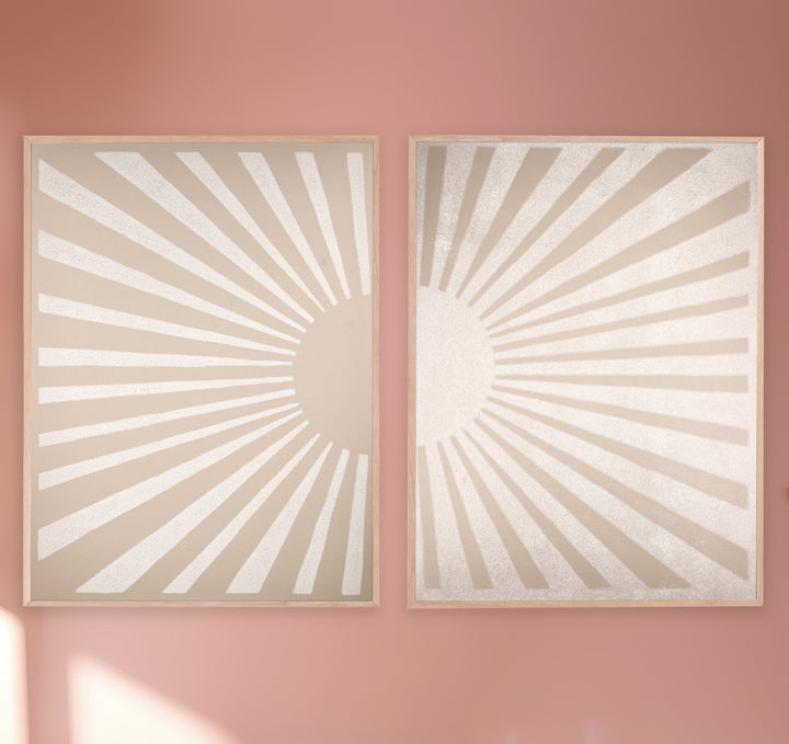 Beige & chalk - Sunrise Seekers duo