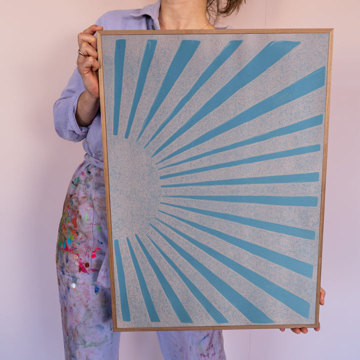 Sky blue & chalk - Sunrise Seekers duo