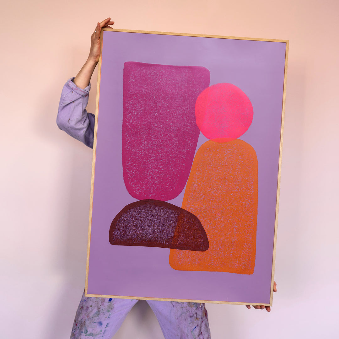 Pink & orange - Let's go Bananas & Mithai duo