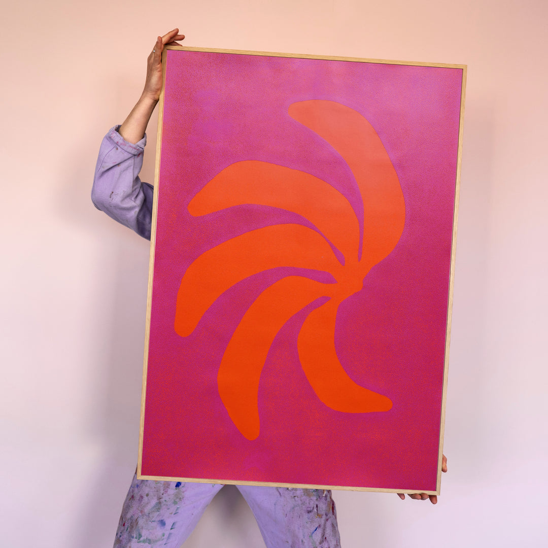 Pink & orange - Let's go Bananas & Mithai duo