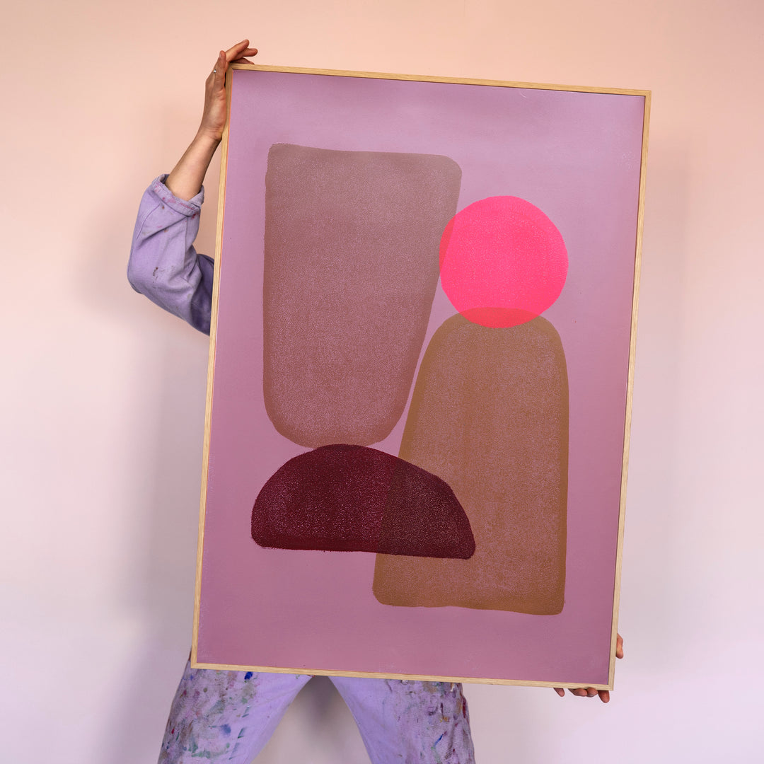 Soft terra & bright pink - Mithai