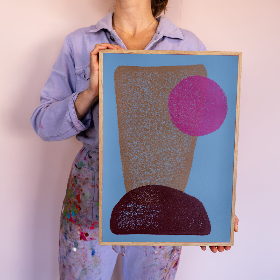 Blue & aubergine - Mithai