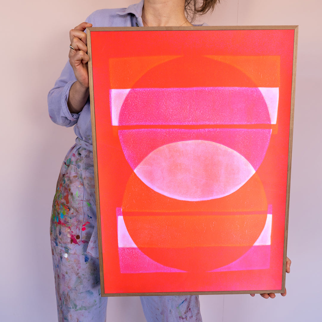 Fuchsia & orange - Masala Sunset