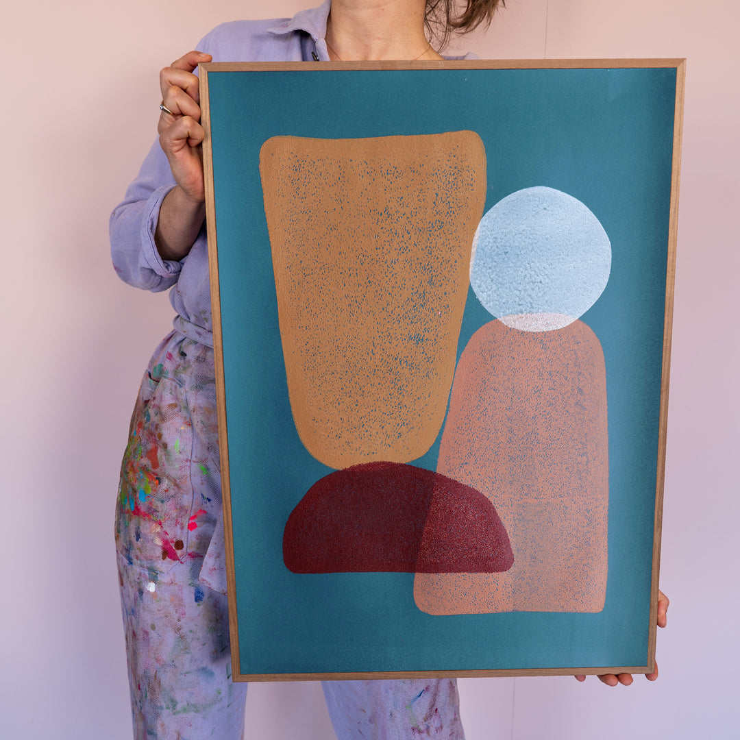 Teal & soft terra - Mithai