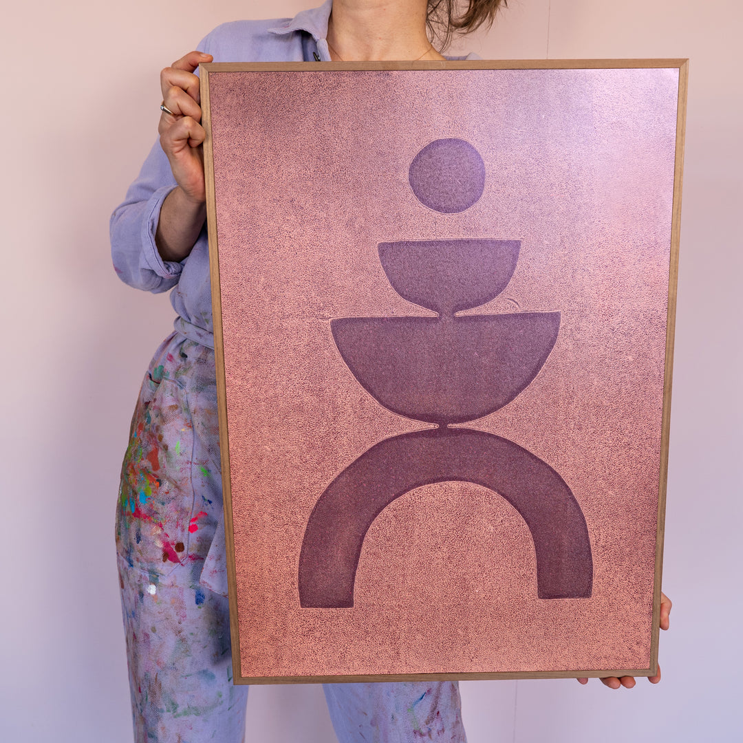 Aubergine & soft terra - Kinship