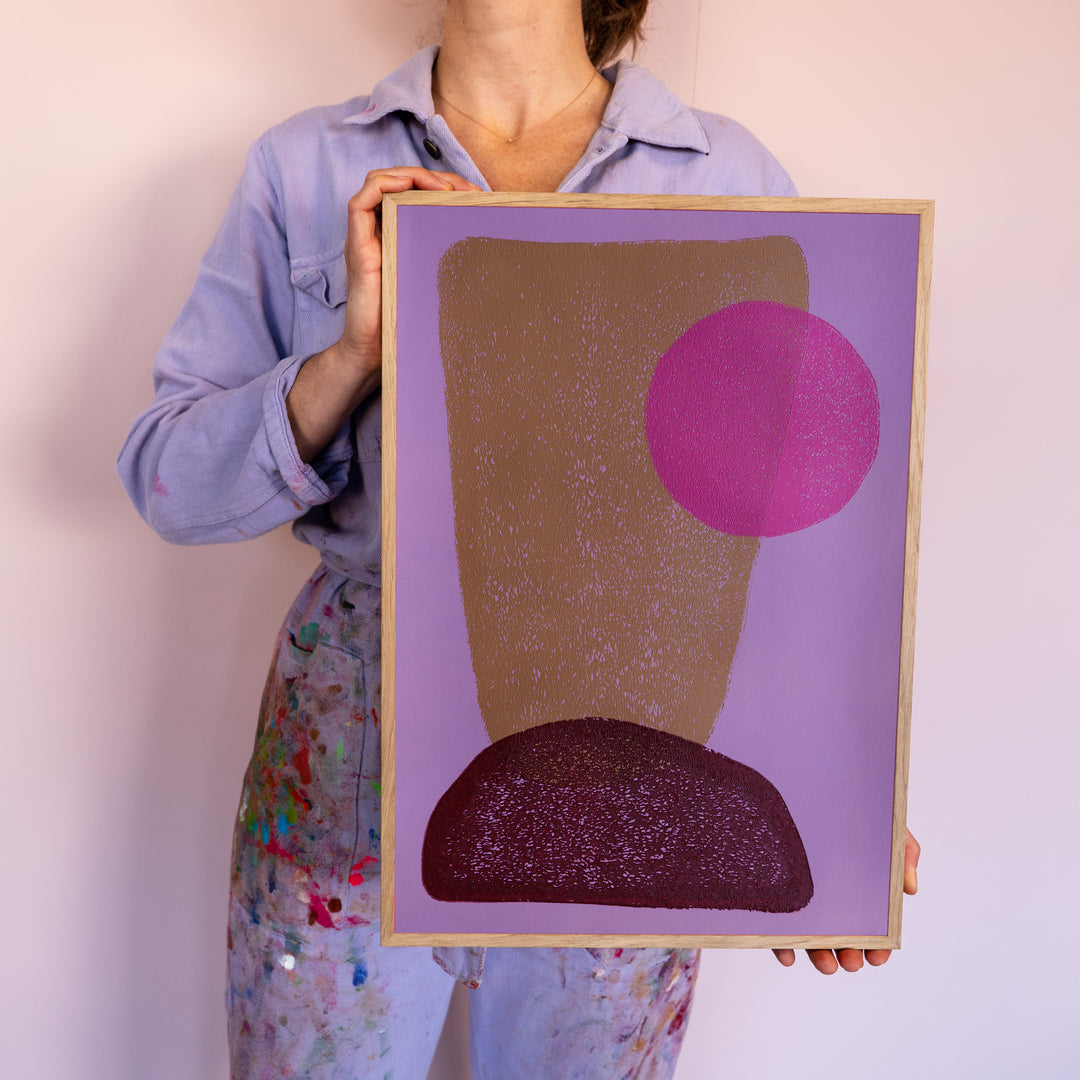 Aubergine & lilac- Mithai